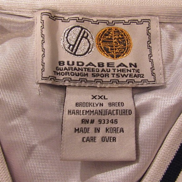 Vtg Buda Bean Dallas 3 Jersey XXL Brooklyn Bred Harlem Manufactured EUC RARE - Picture 8 of 12